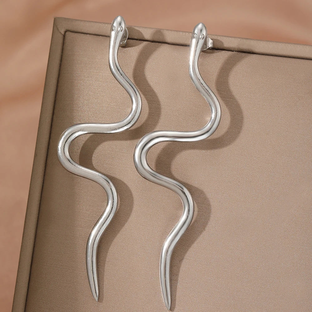 Serpentine Stud Earrings