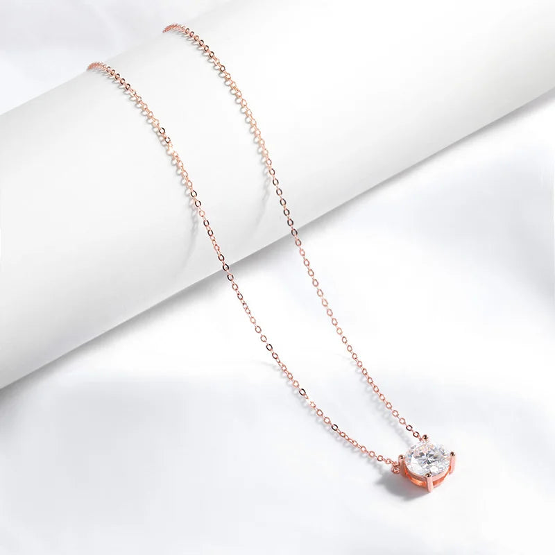 Aurora Moissanite Necklace