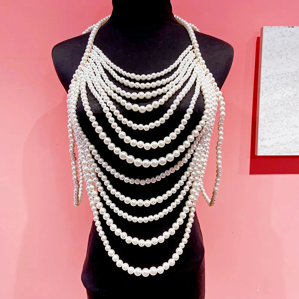 Pearl Élan Draped Body Necklace