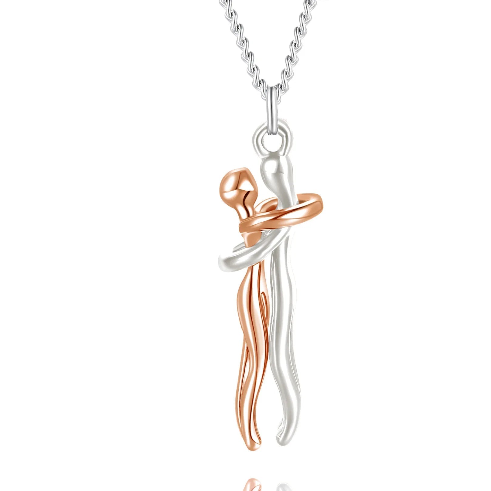 Eternal Hug Couple Necklace