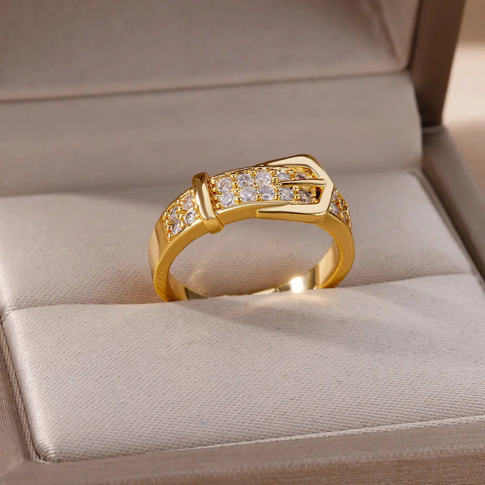 Aurelia Belt Zircon Ring