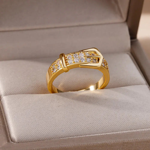 Aurelia Belt Zircon Ring