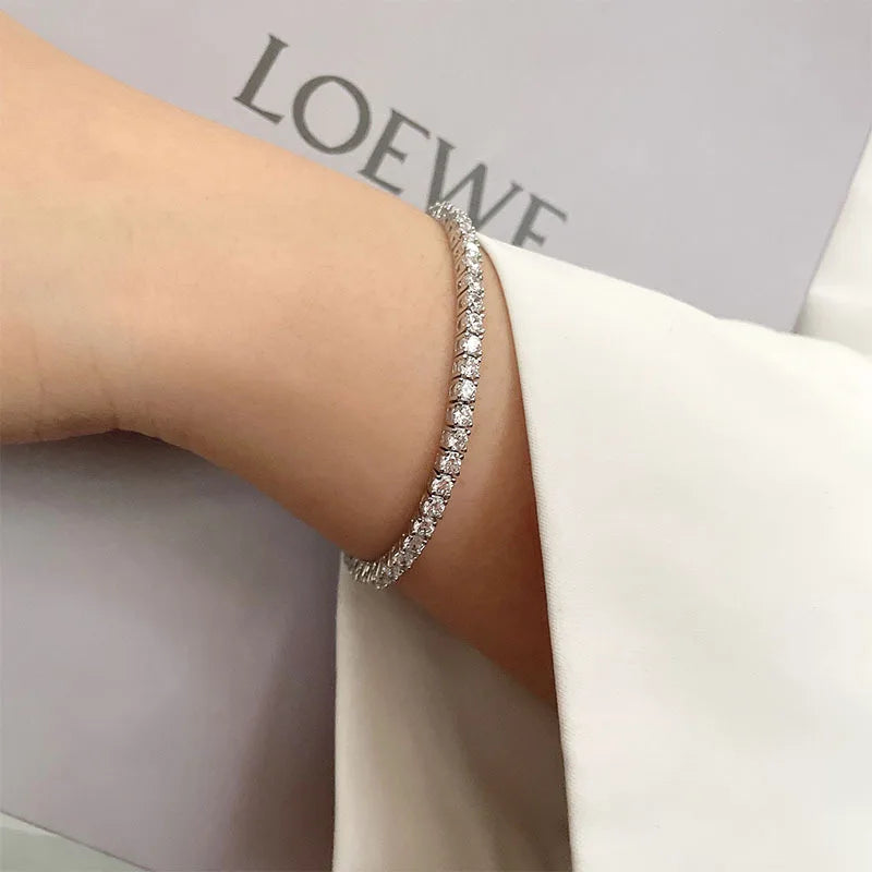 Aurelia Moissanite Tennis Bracelet