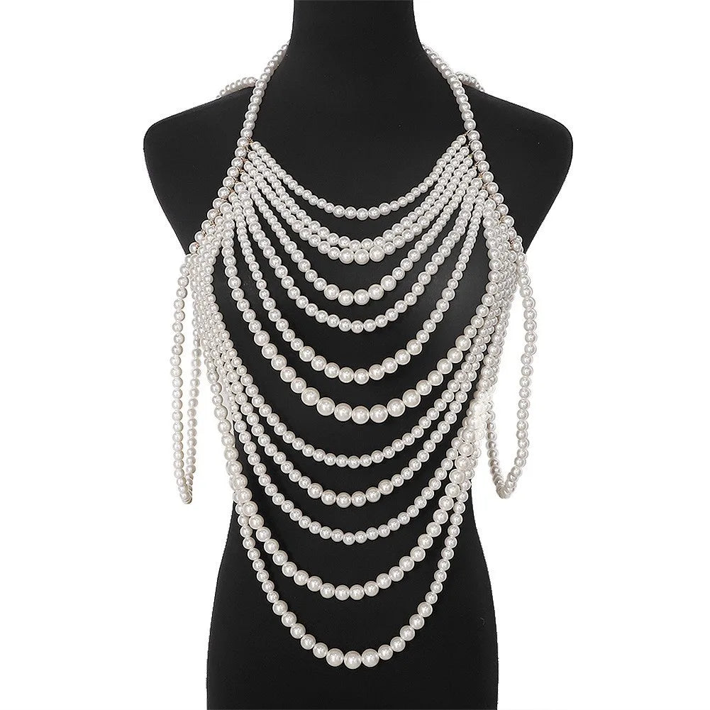 Pearl Élan Draped Body Necklace