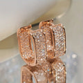 Luna Pavé Hoop Earrings