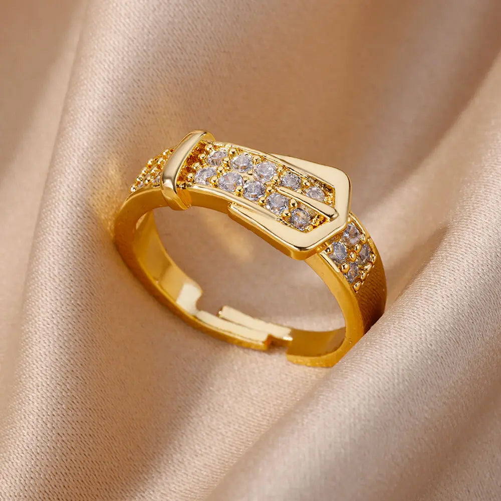 Aurelia Belt Zircon Ring