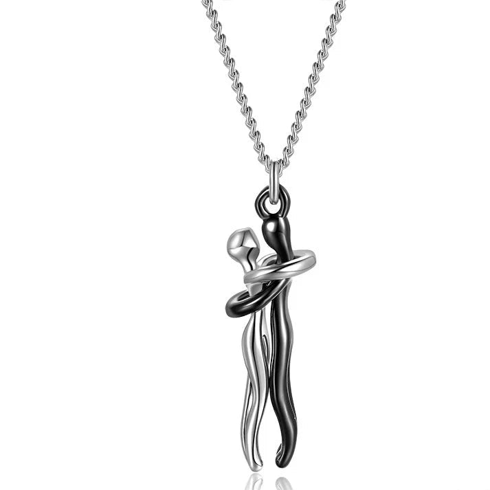 Eternal Hug Couple Necklace