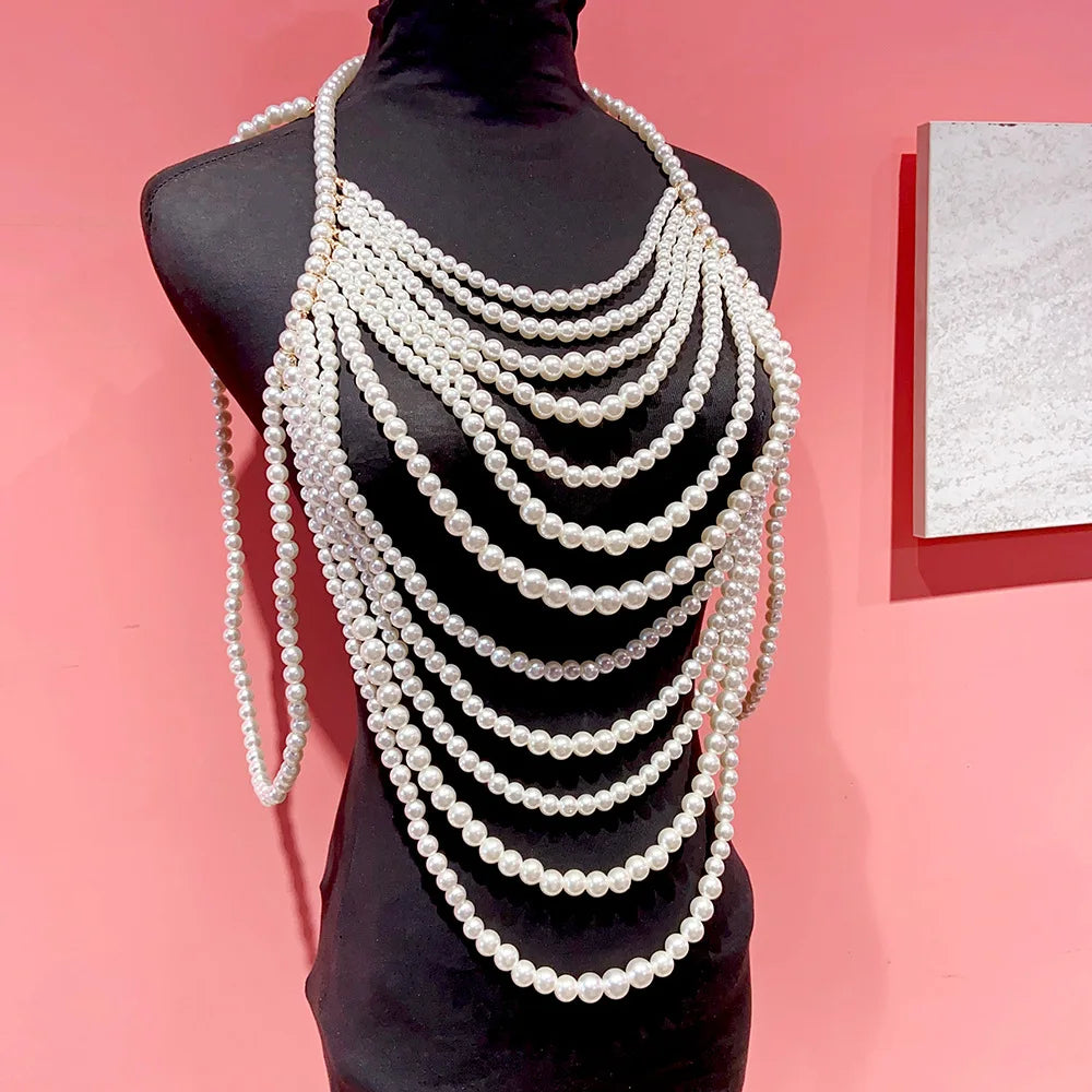 Pearl Élan Draped Body Necklace