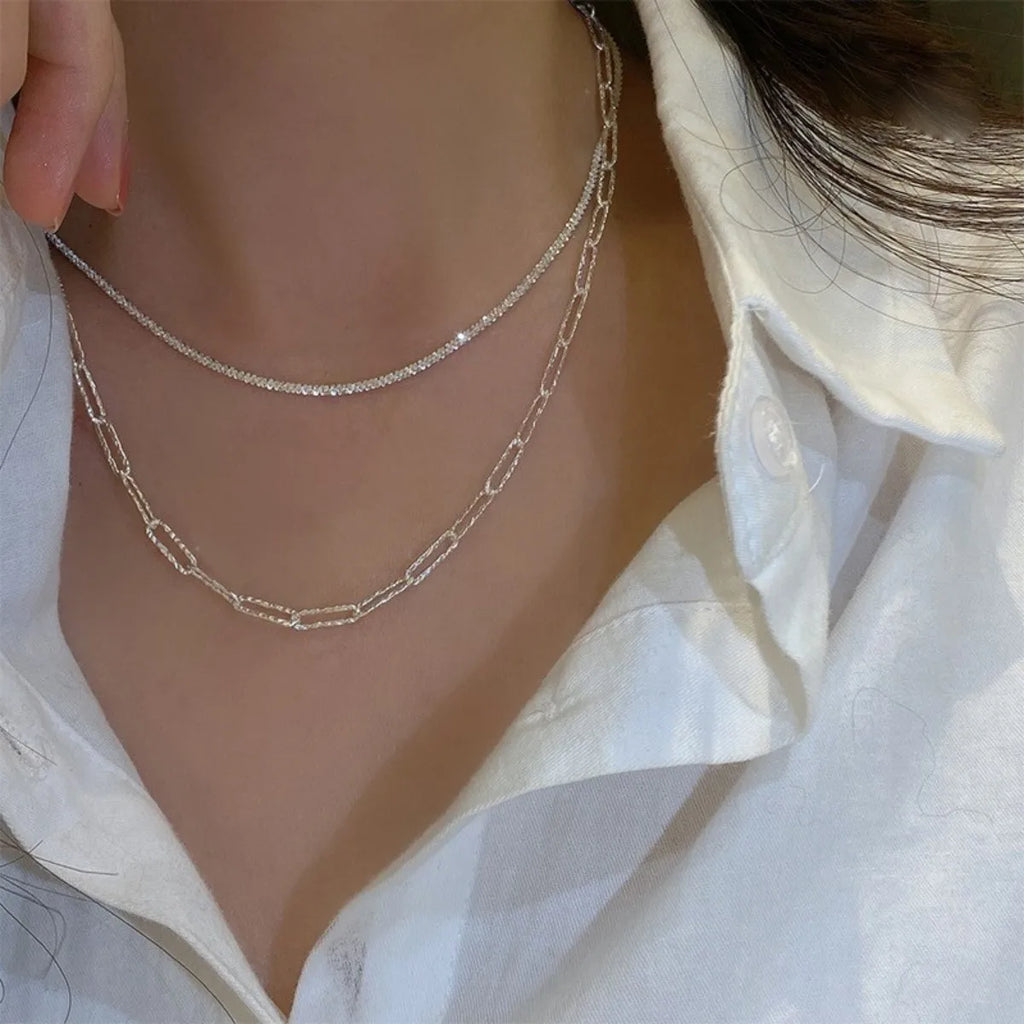 Celeste Sparkle Clavicle Necklace