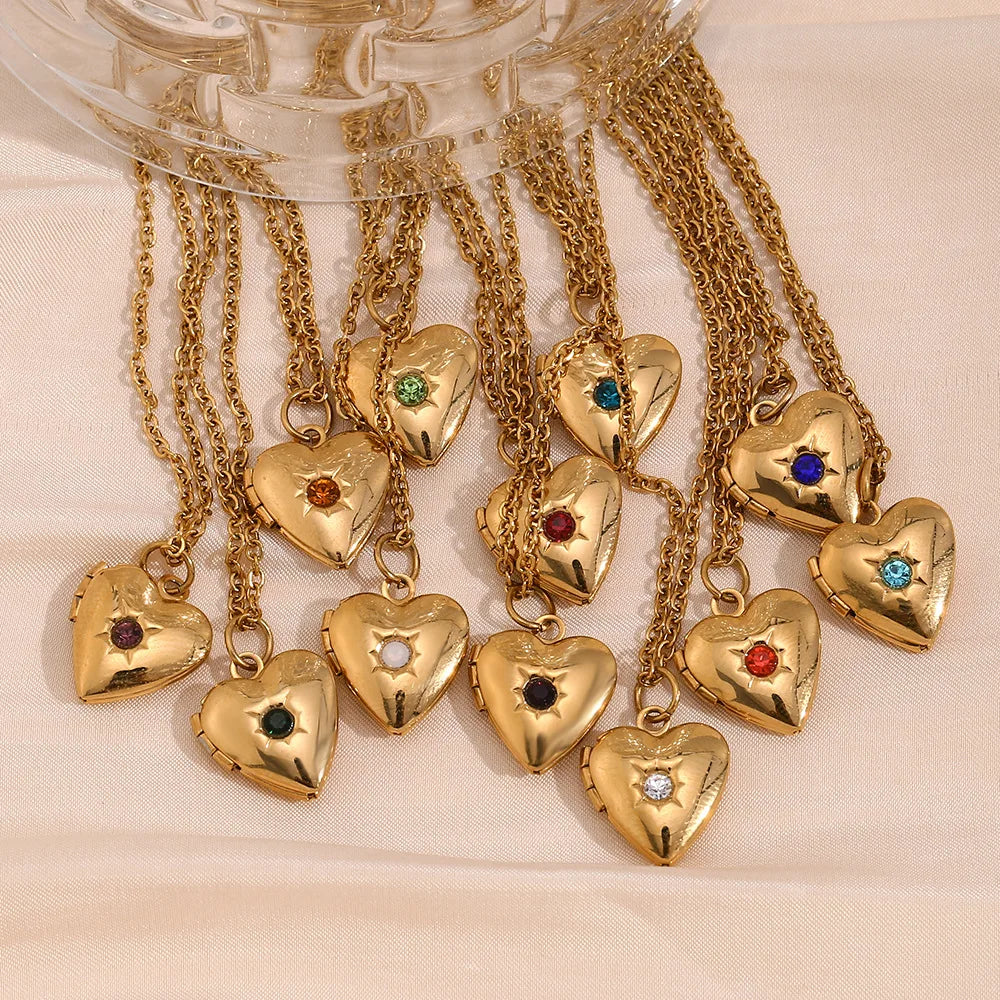 Luna Gold Drop Necklace
