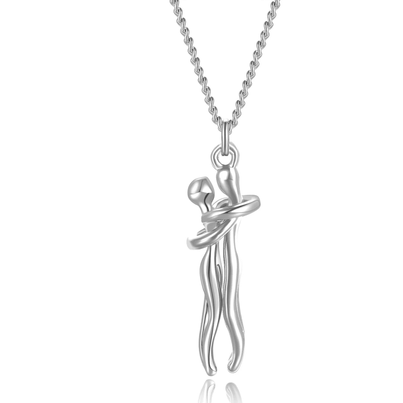 Eternal Hug Couple Necklace