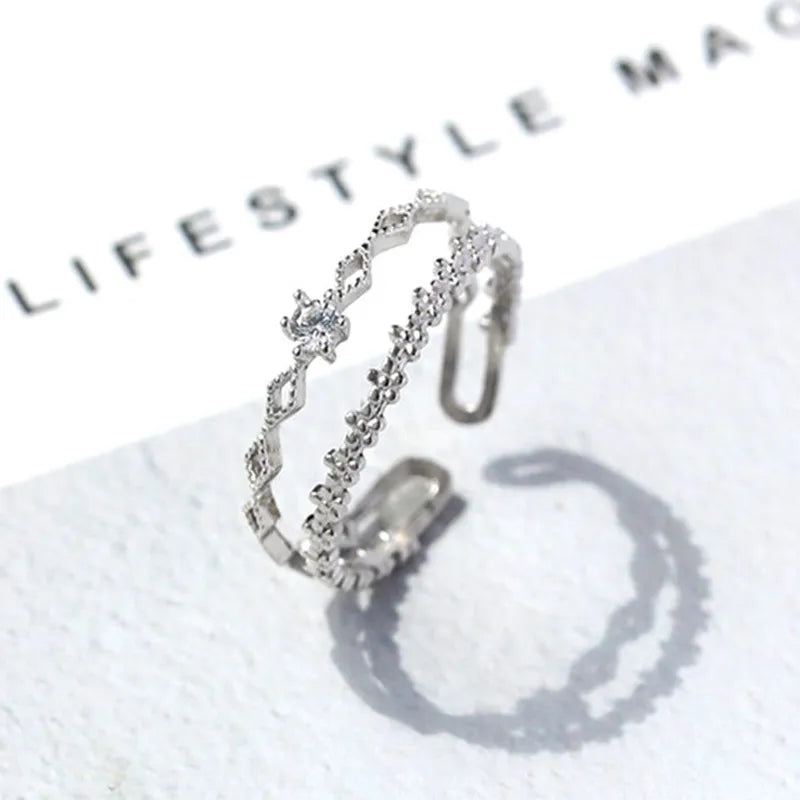 Elara Floral Lace Ring