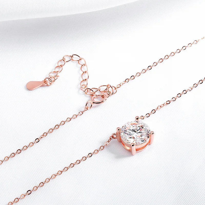 Aurora Moissanite Necklace