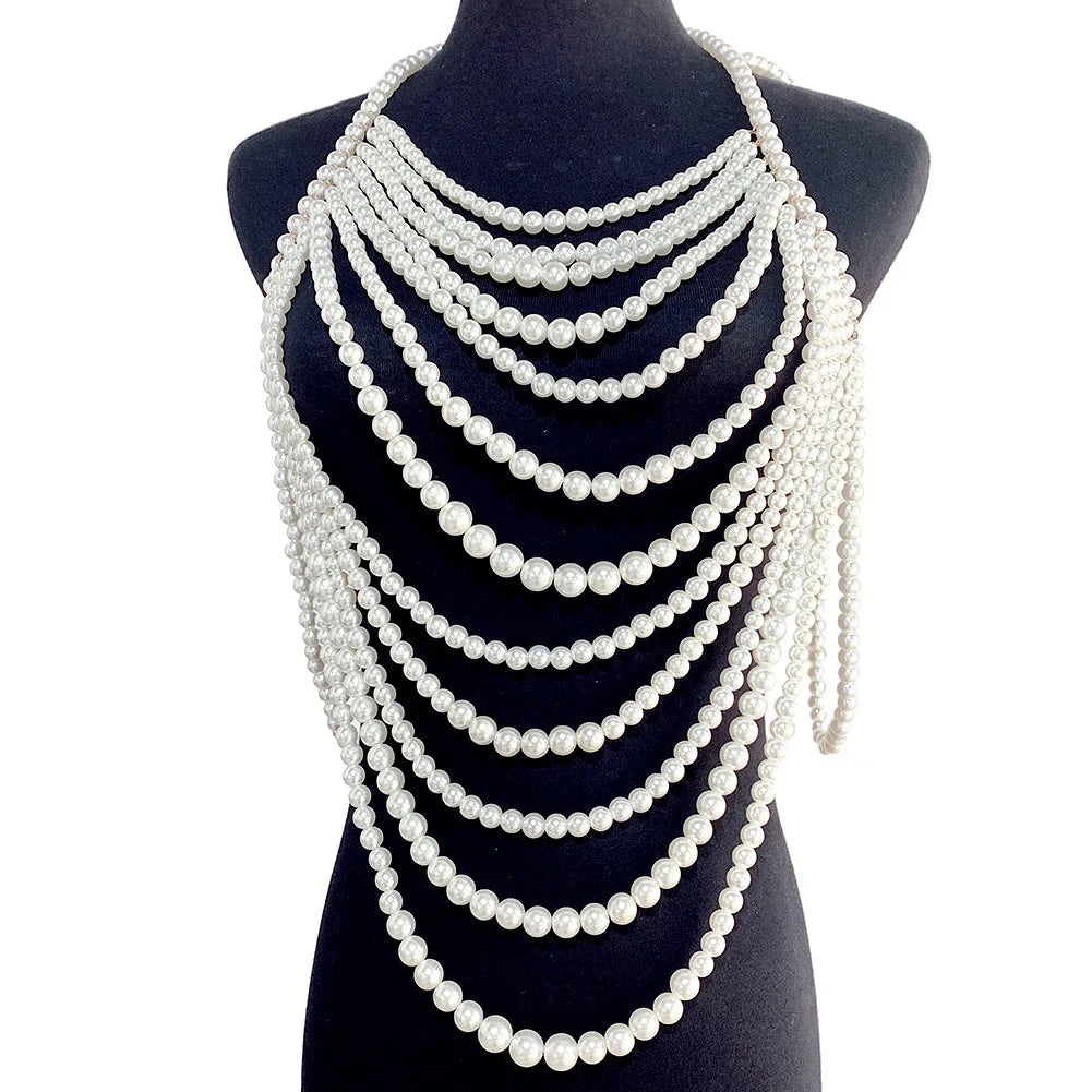 Pearl Élan Draped Body Necklace