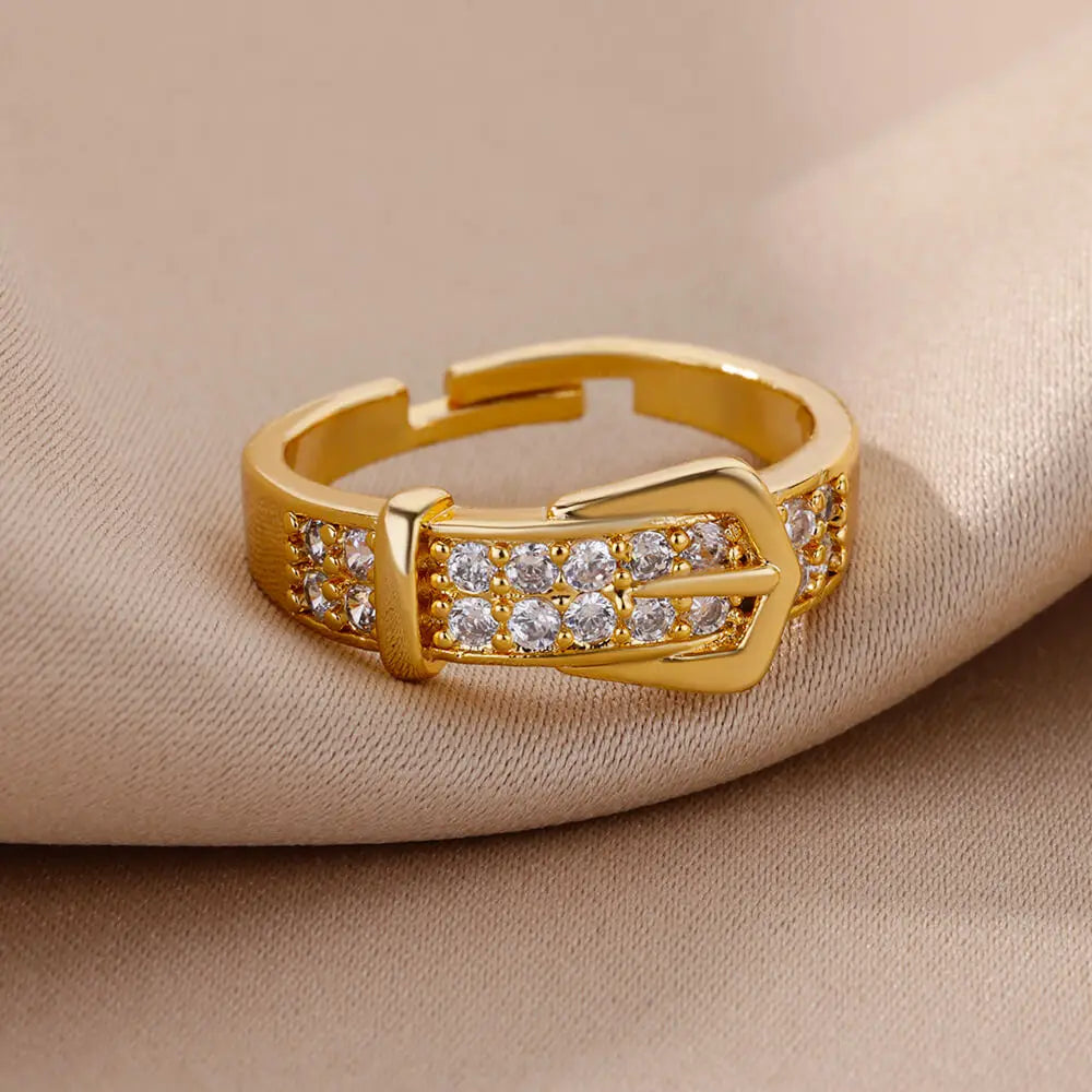Aurelia Belt Zircon Ring