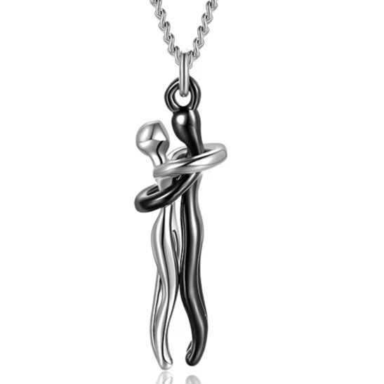 Eternal Hug Couple Necklace
