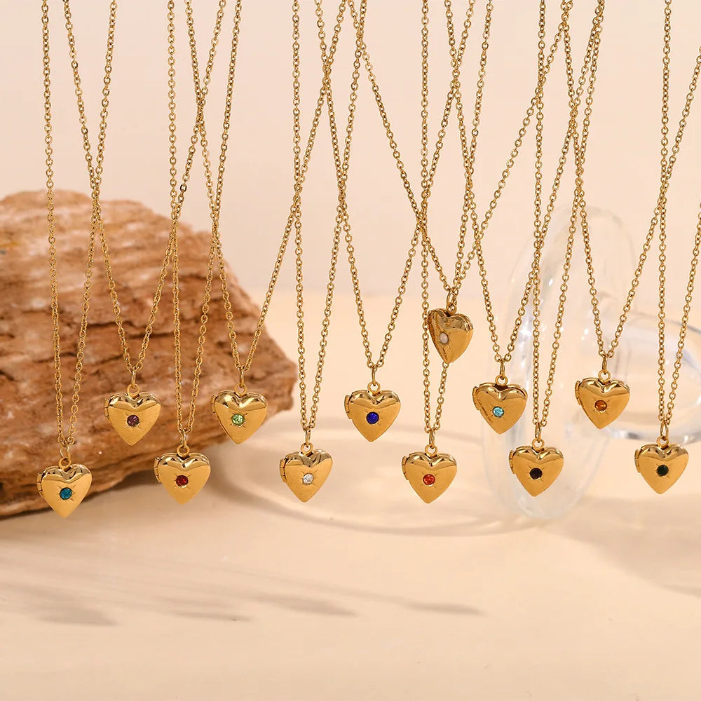 Luna Gold Drop Necklace