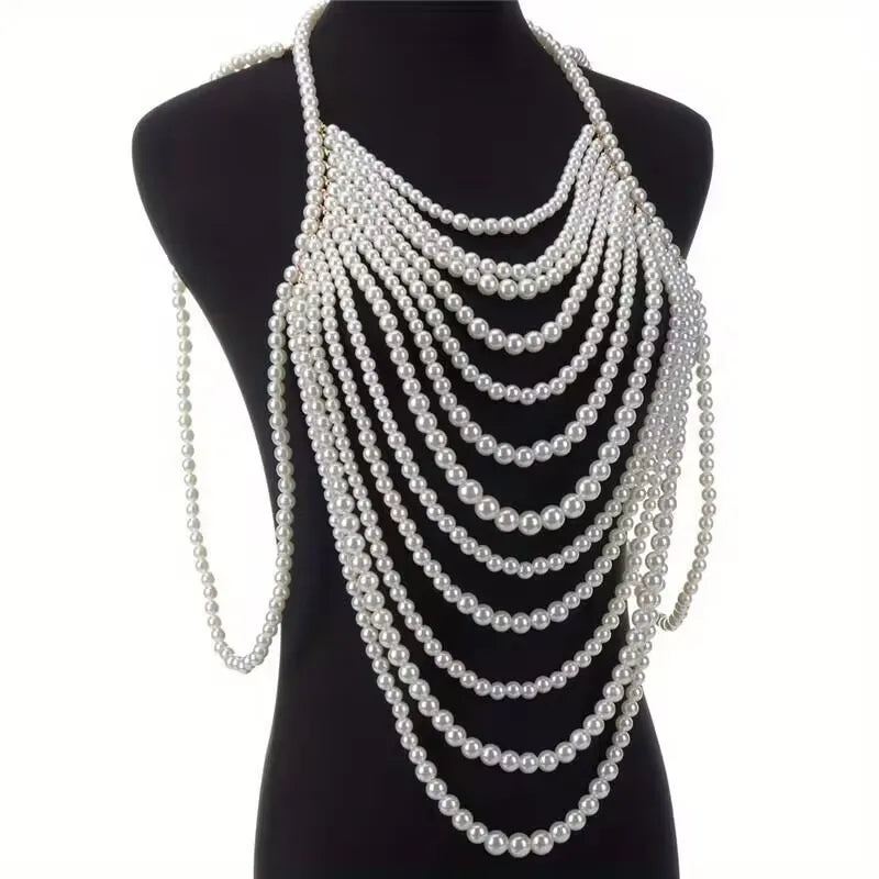 Pearl Élan Draped Body Necklace