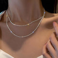 Celeste Sparkle Clavicle Necklace
