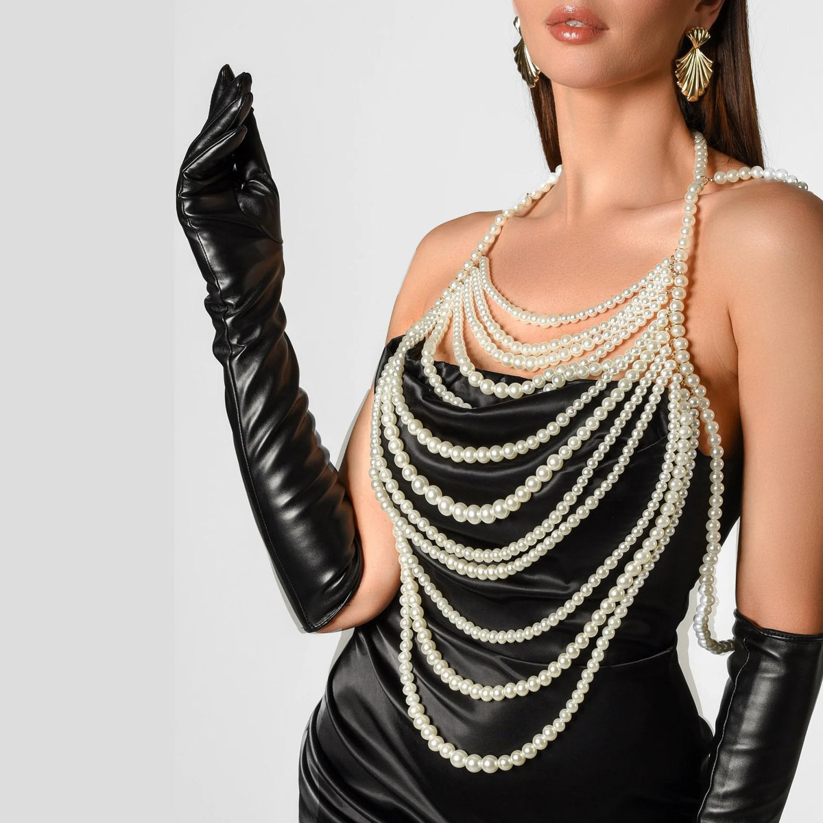 Pearl Élan Draped Body Necklace