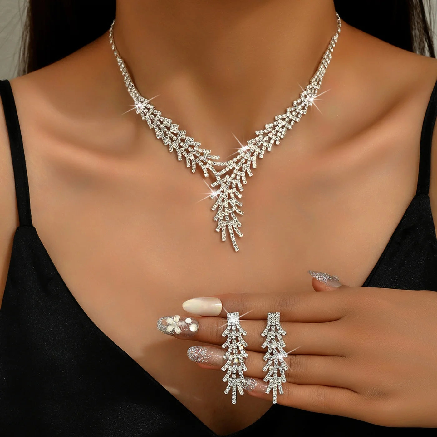 Celeste Teardrop Jewelry Set