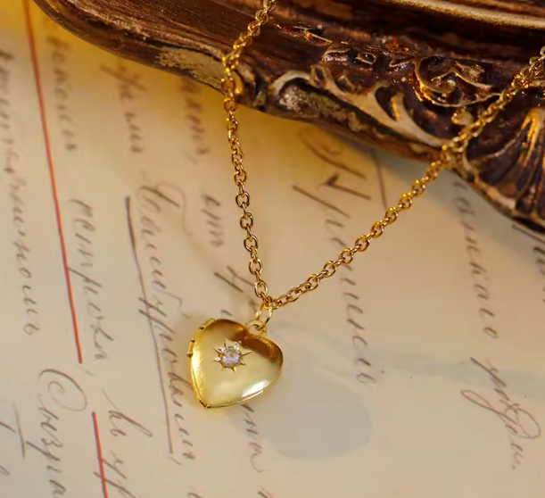 Luna Gold Drop Necklace