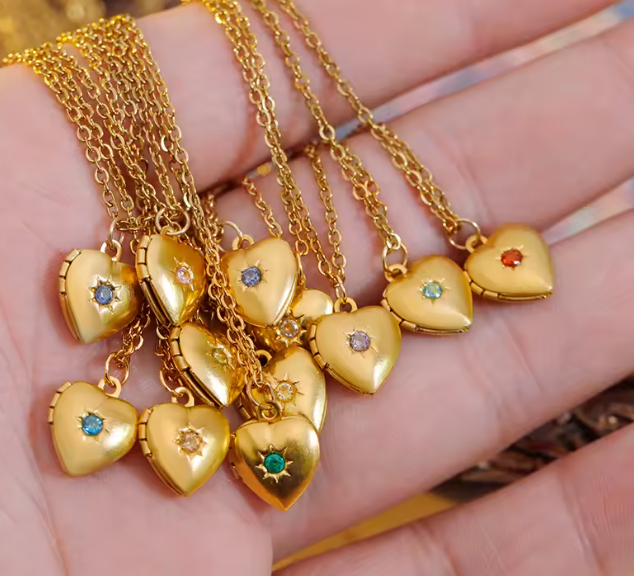 Luna Gold Drop Necklace