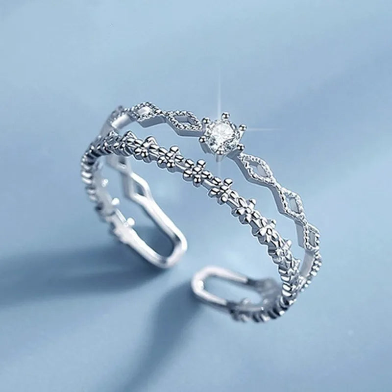 Elara Floral Lace Ring