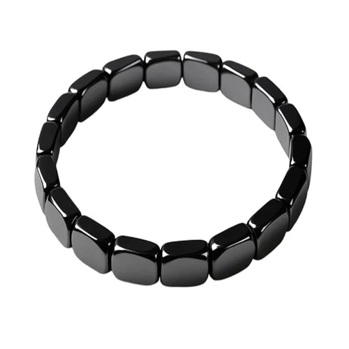 Aurex Hematite Beaded Bracelet