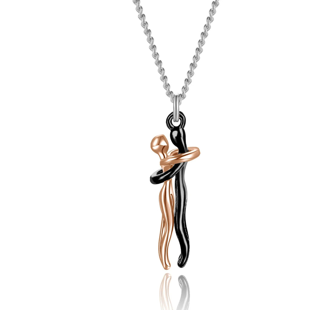 Eternal Hug Couple Necklace