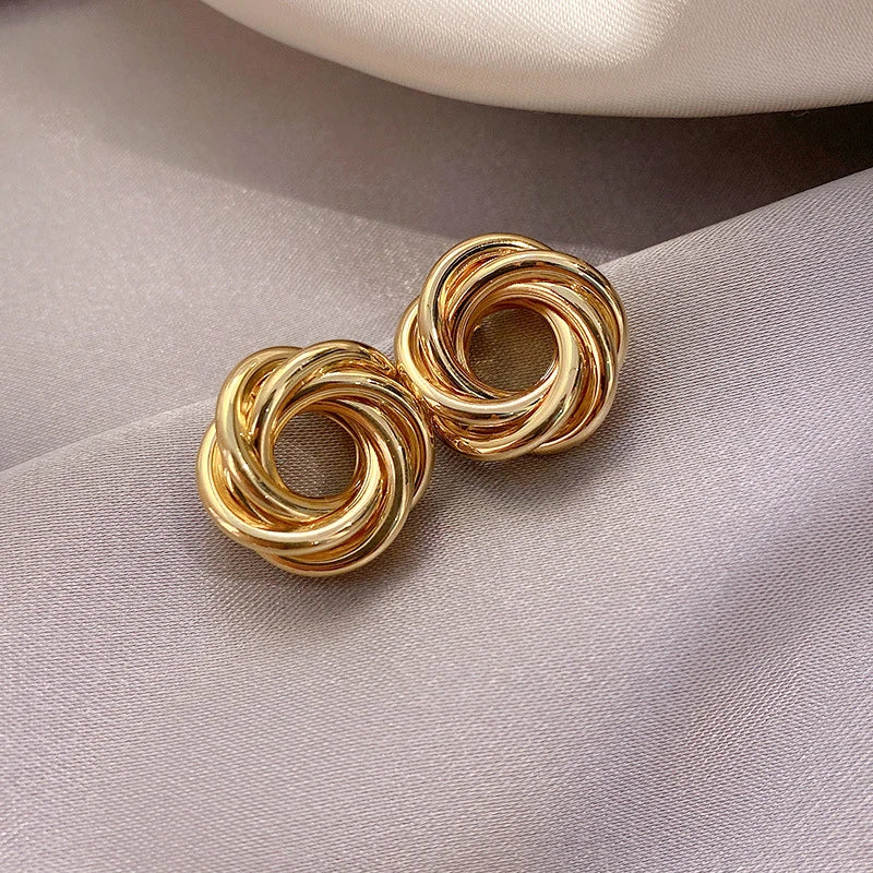 Nova Twisted Hoop Earrings